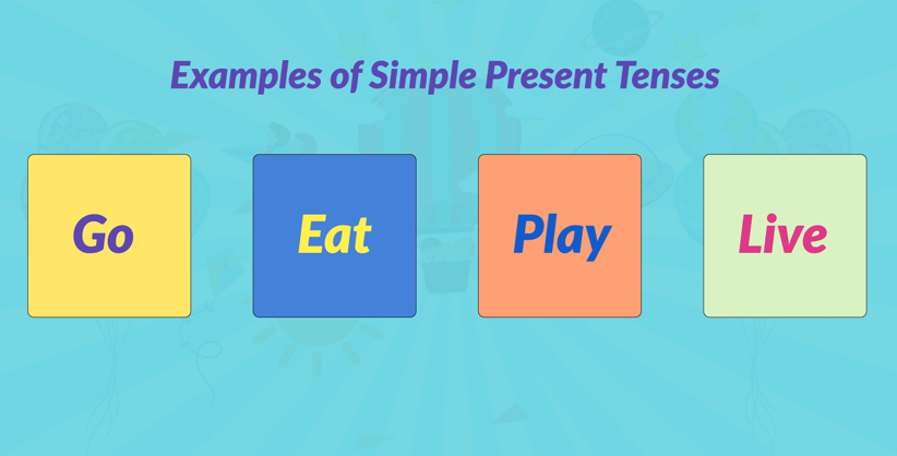 Simple Present and Past tense of Common Verbs 